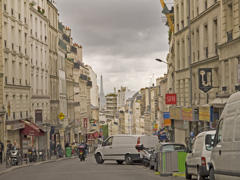 Paris, Eiffel Tower, Belleville